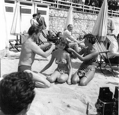 Kirk Douglas Brigitte Bardot